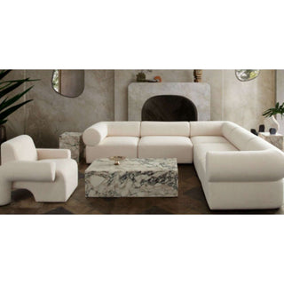 Diamond SofaZia Armless Chair in Ivory Sherpa Fabric by Diamond Sofa - ZIAACIVZIAACIVAloha Habitat