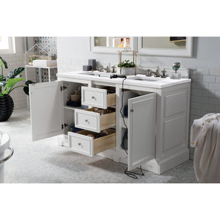 James MartinJames Martin De Soto 60" Double Vanity, Bright White825-V60D-BW-3AFAloha Habitat