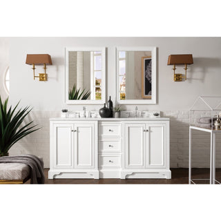 James MartinJames Martin De Soto 72" Double Vanity, Bright White825-V72-BW-3AFAloha Habitat