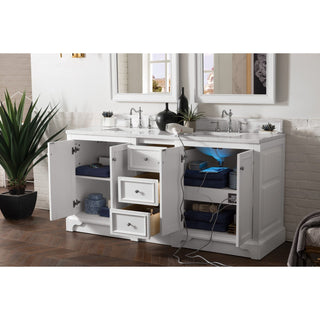 James MartinJames Martin De Soto 72" Double Vanity, Bright White825-V72-BW-3AFAloha Habitat