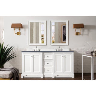 James MartinJames Martin De Soto 72" Double Vanity, Bright White825-V72-BW-3CSPAloha Habitat