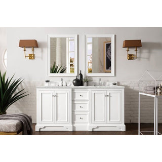 James MartinJames Martin De Soto 72" Double Vanity, Bright White825-V72-BW-3EJPAloha Habitat