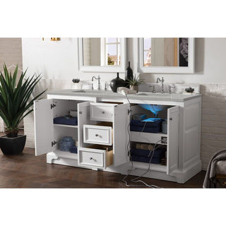 James MartinJames Martin De Soto 72" Double Vanity, Bright White825-V72-BW-3ESRAloha Habitat