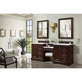 James MartinJames Martin - De Soto 82" Double Vanity Set, Burnished Mahogany w/ 3 CM White Zeus Quartz Top - 825-V82-BNM-DU-WZ825-V82-BNM-DU-WZAloha Habitat