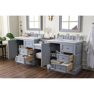 James MartinJames Martin - De Soto 94" Double Vanity Set, Silver Gray w/ 3 CM Arctic Fall Solid Surface Top - 825-V94-SL-DU-AF825-V94-SL-DU-AFAloha Habitat