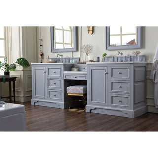 James MartinJames Martin - De Soto 94" Double Vanity Set, Silver Gray w/ 3 CM Arctic Fall Solid Surface Top - 825-V94-SL-DU-AF825-V94-SL-DU-AFAloha Habitat