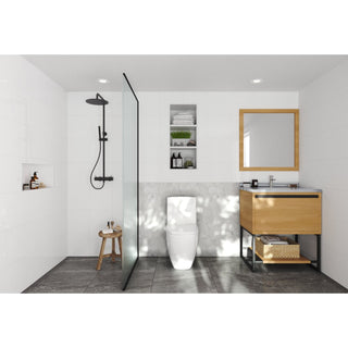 LavivaLaviva - Alto 30" California White Oak Bathroom Vanity with White Stripes Marble Countertop - 313SMR-30CO-WS313SMR-30CO-WSAloha Habitat