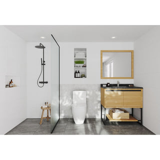 LavivaLaviva - Alto 36" California White Oak Bathroom Vanity with Black Wood Marble Countertop - 313SMR-36CO-BW313SMR-36CO-BWAloha Habitat