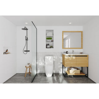 LavivaLaviva - Alto 36" California White Oak Bathroom Vanity with White Carrara Marble Countertop - 313SMR-36CO-WC313SMR-36CO-WCAloha Habitat