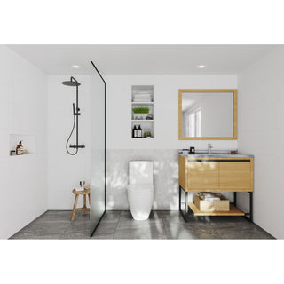 LavivaLaviva - Alto 36" California White Oak Bathroom Vanity with White Stripes Marble Countertop - 313SMR-36CO-WS313SMR-36CO-WSAloha Habitat