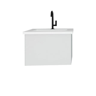 LavivaLaviva - Vitri 24" Cloud White Bathroom Vanity with VIVA Stone Matte White Solid Surface Countertop - 313VTR-24CW-MW313VTR-24CW-MWAloha Habitat