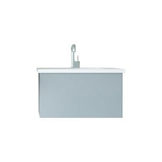 LavivaLaviva - Vitri 30" Fossil Grey Bathroom Vanity with VIVA Stone Matte White Solid Surface Countertop - 313VTR-30FG-MW313VTR-30FG-MWAloha Habitat