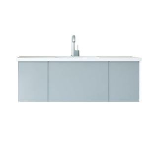 LavivaLaviva - Vitri 48" Fossil Grey Bathroom Vanity with VIVA Stone Matte White Solid Surface Countertop - 313VTR-48FG-MW313VTR-48FG-MWAloha Habitat