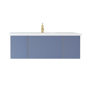 LavivaLaviva - Vitri 48" Nautical Blue Bathroom Vanity with VIVA Stone Matte White Solid Surface Countertop - 313VTR-48NB-MW313VTR-48NB-MWAloha Habitat