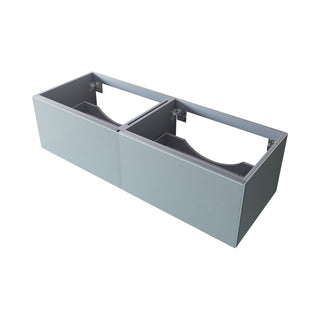 LavivaLaviva Vitri 60" Fossil Grey Double Sink Wall Hung Bathroom Vanity Cabinet 313 Vtr 60 Dfg313VTR-60DFGAloha Habitat