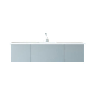 LavivaLaviva - Vitri 66" Fossil Grey Single Sink Bathroom Vanity with VIVA Stone Matte White Solid Surface Countertop - 313VTR-66FG-MW313VTR-66FG-MWAloha Habitat