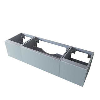 LavivaLaviva Vitri 72" Fossil Grey Single Sink Wall Hung Bathroom Vanity Cabinet 313 Vtr 72 Cfg313VTR-72CFGAloha Habitat