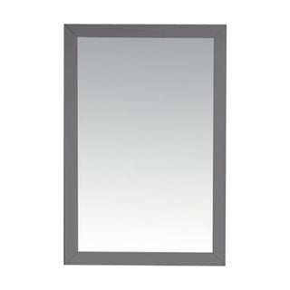 LavivaSterling 24" Framed Rectangular Maple Grey Mirror 313 Ff 2430 Mg313FF-2430MGAloha Habitat