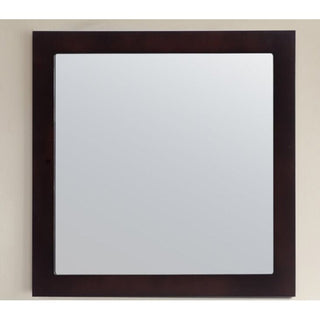 LavivaSterling 30" Framed Square Espresso Mirror 313 Ff 3030 E313FF-3030EAloha Habitat