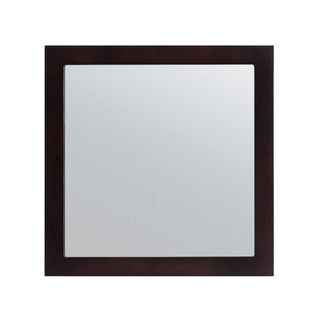 LavivaSterling 30" Framed Square Espresso Mirror 313 Ff 3030 E313FF-3030EAloha Habitat