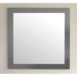 LavivaSterling 30" Framed Square Maple Grey Mirror 313 Ff 3030 Mg313FF-3030MGAloha Habitat