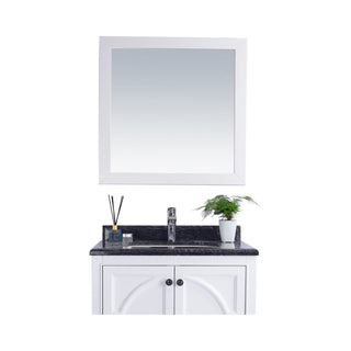 LavivaSterling 30" Framed Square White Mirror 313 Ff 3030 W313FF-3030WAloha Habitat