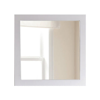 LavivaSterling 30" Framed Square White Mirror 313 Ff 3030 W313FF-3030WAloha Habitat