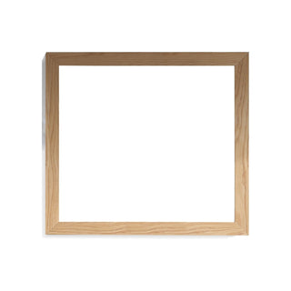 LavivaSterling 36" Framed Rectangular California White Oak Mirror 313 Ff 3630 Co313FF-3630COAloha Habitat