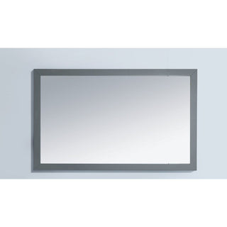 LavivaSterling 48" Framed Rectangular Grey Mirror 313 Ff 4830 G313FF-4830GAloha Habitat