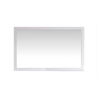 LavivaSterling 48" Framed Rectangular White Mirror 313 Ff 4830 W313FF-4830WAloha Habitat