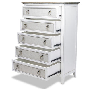 Sea WindsSea Winds Captiva Island 5 Drawer Chest Grey Wash/Blanc Finish B86335 Grw/BlancB86335-GRW/BLANCAloha Habitat