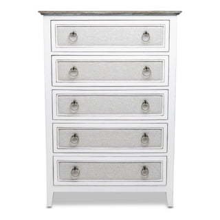 Sea WindsSea Winds Captiva Island 5 Drawer Chest Grey Wash/Blanc Finish B86335 Grw/BlancB86335-GRW/BLANCAloha Habitat