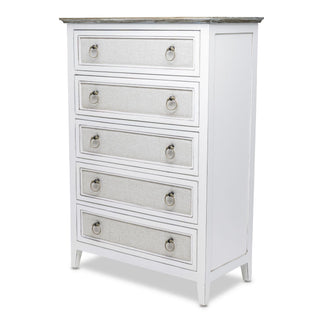 Sea WindsSea Winds Captiva Island 5 Drawer Chest Grey Wash/Blanc Finish B86335 Grw/BlancB86335-GRW/BLANCAloha Habitat