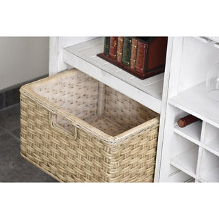 Sea WindsSea Winds Captiva Island Sideboard With Wine Rack With 2 Baskets B86327 Bsand/WwB86327-BSAND/WWAloha Habitat