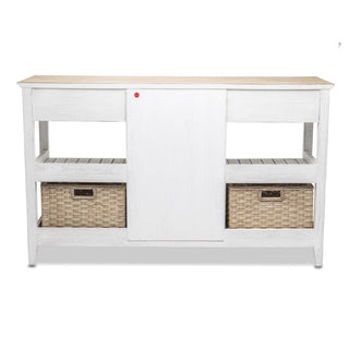 Sea WindsSea Winds Captiva Island Sideboard With Wine Rack With 2 Baskets B86327 Bsand/WwB86327-BSAND/WWAloha Habitat