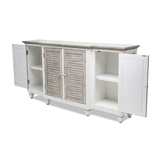 Sea WindsSea Winds Islamorada 4 Door Credenza B23315 DapgreyB23315-DAPGREYAloha Habitat