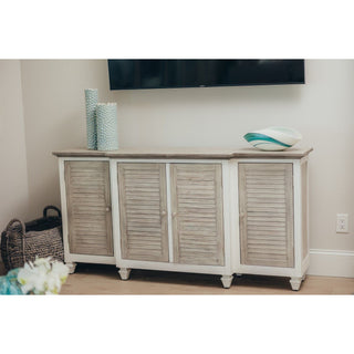 Sea WindsSea Winds Islamorada 4 Door Credenza B23315 DapgreyB23315-DAPGREYAloha Habitat