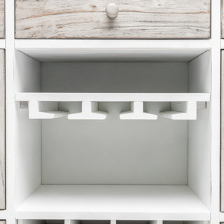 Sea WindsSea Winds Islamorada Sideboard With Wine Rack B23327 DapgreyB23327-DAPGREYAloha Habitat