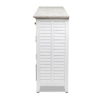 Sea WindsSea Winds Islamorada Sideboard With Wine Rack B23327 DapgreyB23327-DAPGREYAloha Habitat