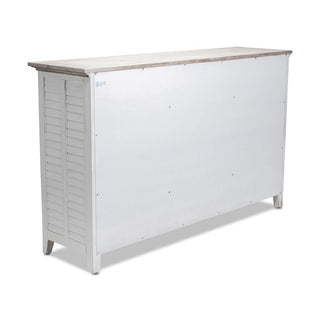 Sea WindsSea Winds Islamorada Sideboard With Wine Rack B23327 DapgreyB23327-DAPGREYAloha Habitat