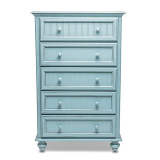 Sea WindsSea Winds Monaco 5 Drawer Chest Bleu B81835 BleuB81835-BLEUAloha Habitat