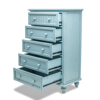 Sea WindsSea Winds Monaco 5 Drawer Chest Bleu B81835 BleuB81835-BLEUAloha Habitat