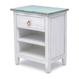 Sea WindsSea Winds Picket Fence 1 Drawer Nightstand Bleu/White B78232 Dbleu/WhB78232-DBLEU/WHAloha Habitat