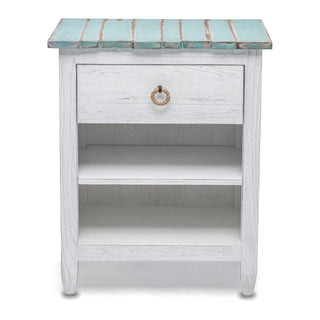 Sea WindsSea Winds Picket Fence 1 Drawer Nightstand Bleu/White B78232 Dbleu/WhB78232-DBLEU/WHAloha Habitat