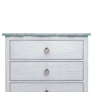 Sea WindsSea Winds Picket Fence 5 Drawer Chest Bleu/White B78235 Dbleu/WhB78235-DBLEU/WHAloha Habitat