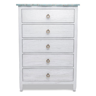 Sea WindsSea Winds Picket Fence 5 Drawer Chest Bleu/White B78235 Dbleu/WhB78235-DBLEU/WHAloha Habitat