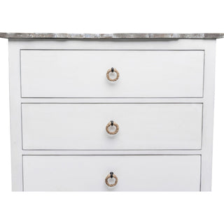 Sea WindsSea Winds Picket Fence 5 Drawer Chest Grey B78235 Grey/BlancB78235-GREY/BLANCAloha Habitat