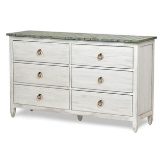 Sea WindsSea Winds Picket Fence 6 Drawer Dresser Bleu/White B78236 Dbleu/WhB78236-DBLEU/WHAloha Habitat