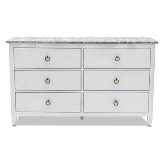 Sea WindsSea Winds Picket Fence 6 Drawer Dresser Bleu/White B78236 Dbleu/WhB78236-DBLEU/WHAloha Habitat