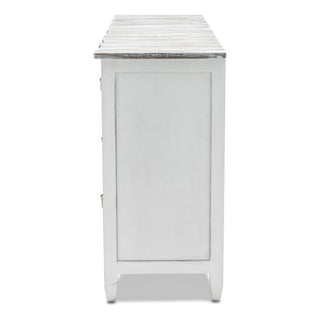 Sea WindsSea Winds Picket Fence 6 Drawer Dresser Bleu/White B78236 Dbleu/WhB78236-DBLEU/WHAloha Habitat